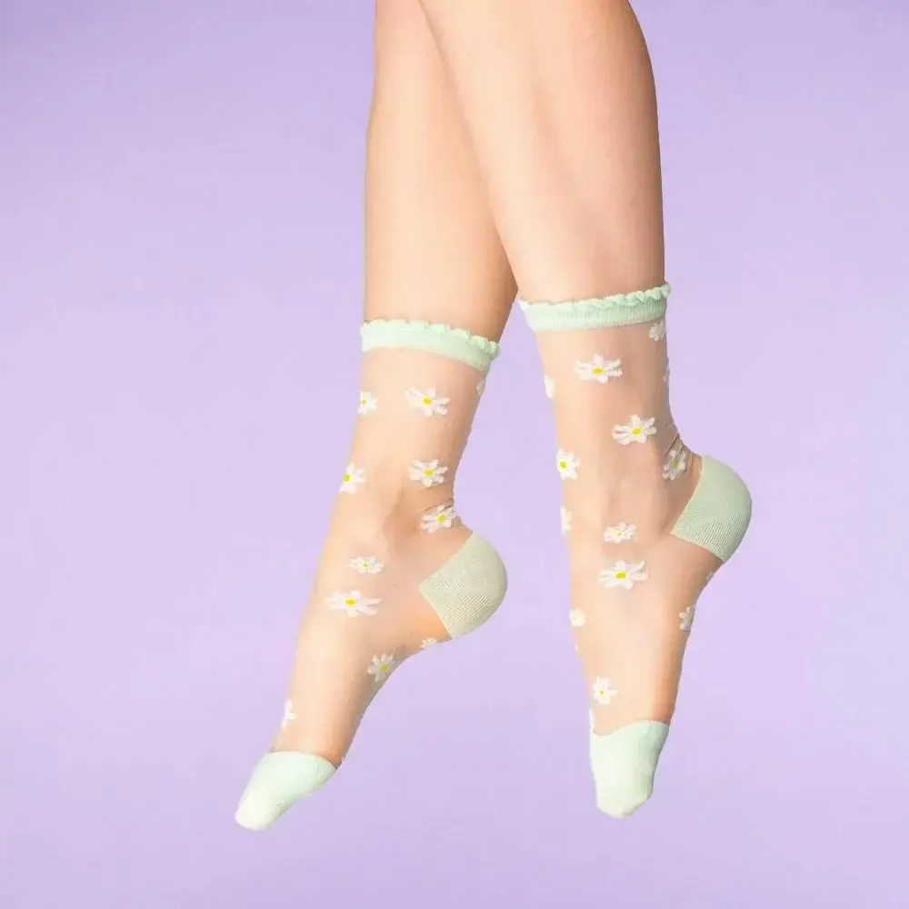 Socks - Daisy Sheer Socks - Coucou Suzette - COUCOU SUZETTE