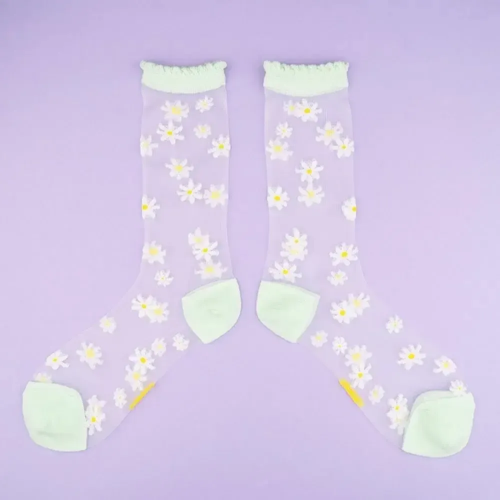 Socks - Daisy Sheer Socks - Coucou Suzette - COUCOU SUZETTE