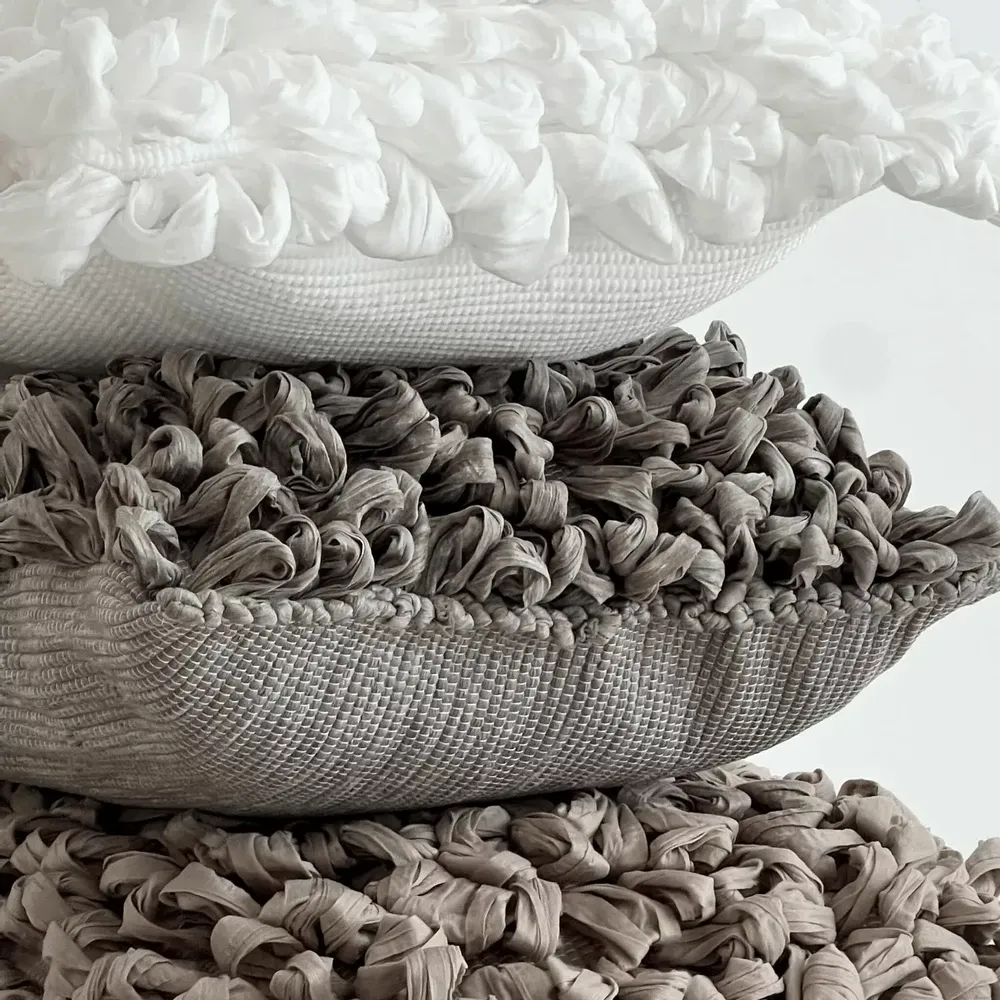 Fabric cushions - Handmade Throw Pillows. Upcycled Decor from Portugal. (10% OFF) - SOWL