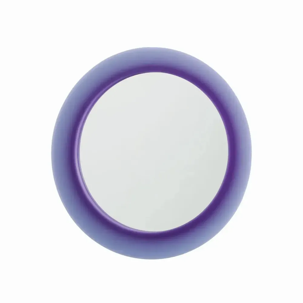 Mirrors - Contemporary Purple Halo Epoxy Resin Mirror by Facture Studio - TULESTE FACTORY