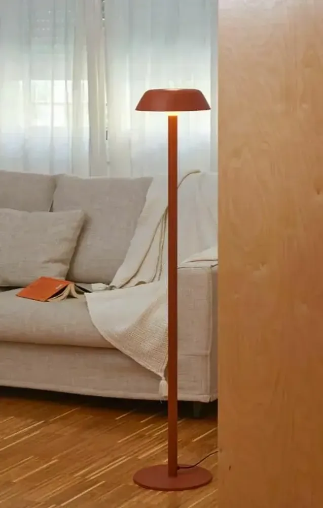 Floor lamps - SARRIA floor lamp in black, white or terracotta - LUXCAMBRA