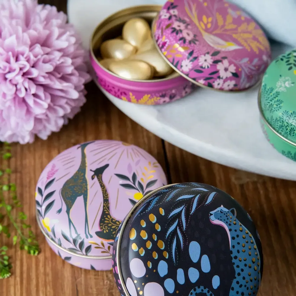 Gifts - Sara Miller London metal tins - ESPRIT BRITISH BY MAISON ROYAL GARDEN