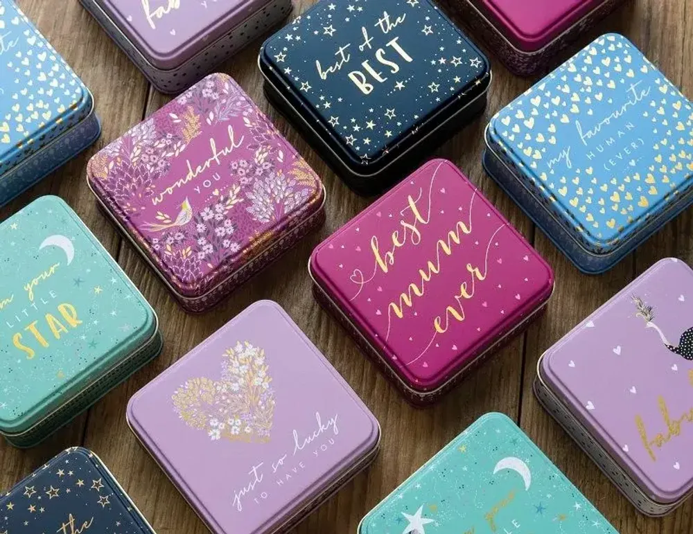 Gifts - Sara Miller London metal tins - ESPRIT BRITISH BY MAISON ROYAL GARDEN