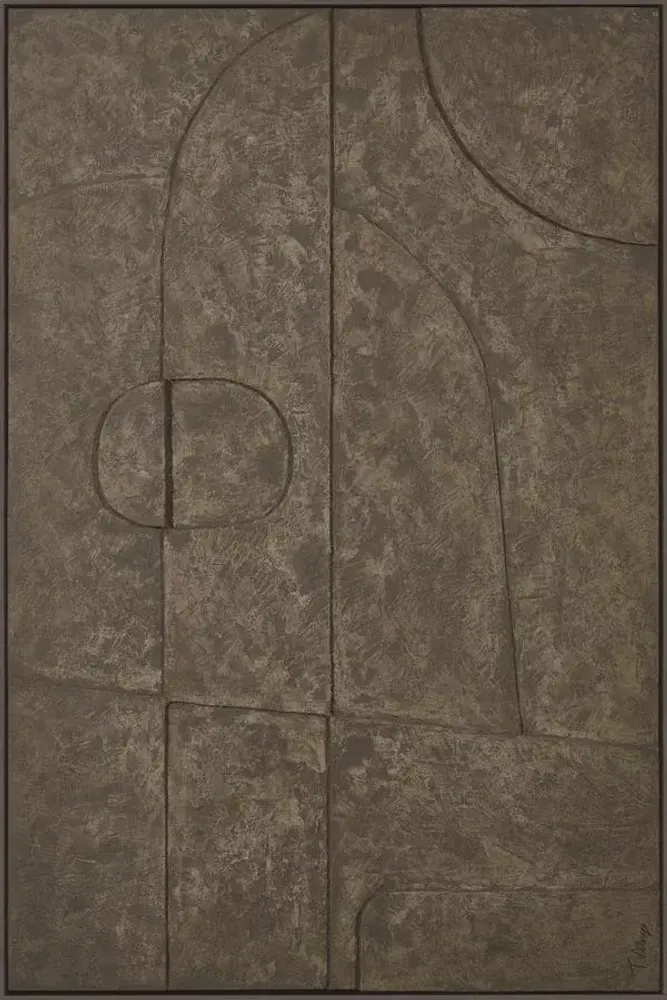 Services - 'Fornells 06 Caramelo' - Original Painting - 100x150 cm - PERSPECTIVA 10