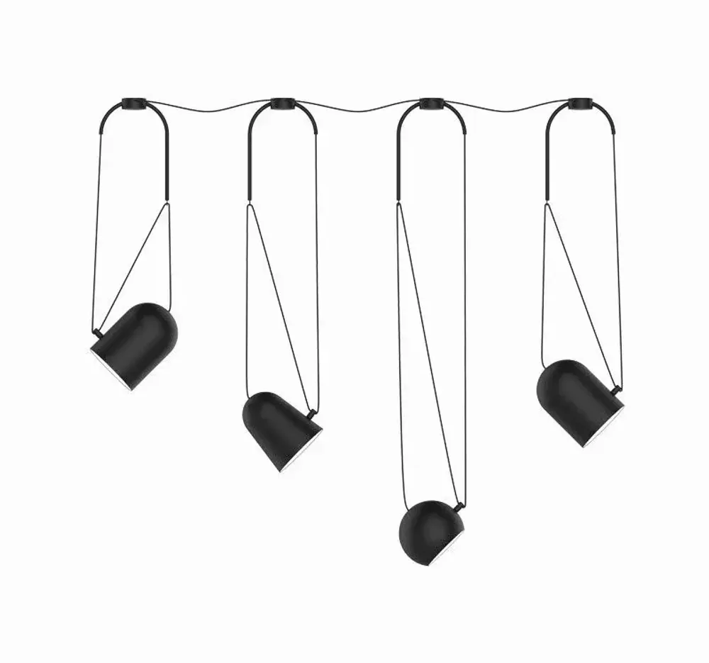 Hanging lights - SIRIUS hanging lamp in black - LUXCAMBRA