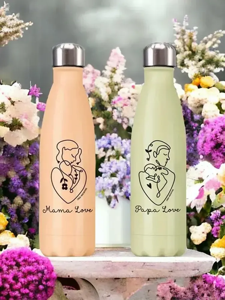 Gifts - Isothermal bottles created and printed in France - HIRONDELLES & CIE BY MAISON ROYAL GARDEN