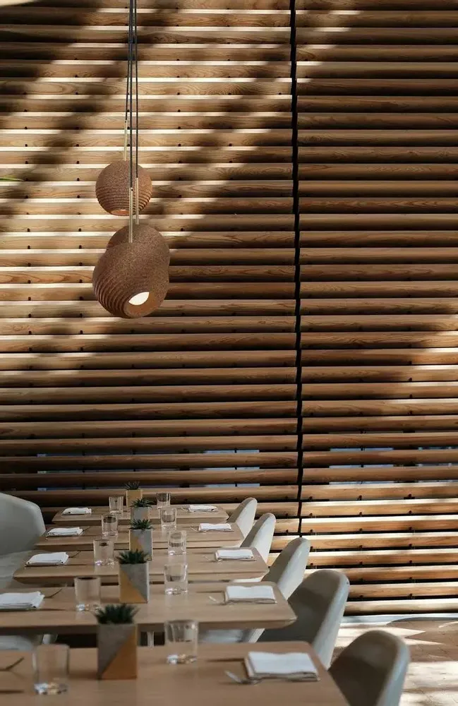 Hanging lights - TERRA cork suspension with black or white structure - LUXCAMBRA