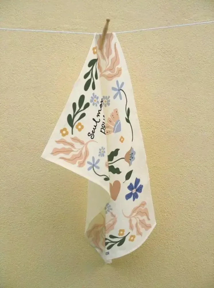 Torchons textile - Textile de cuisine 100% coton biologique certifiés GOTS - HIRONDELLES & CIE BY MAISON ROYAL GARDEN