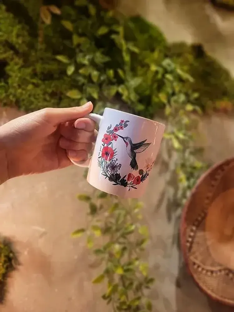 Gifts - Mugs and bottles printed in France - HIRONDELLES & CIE BY MAISON ROYAL GARDEN