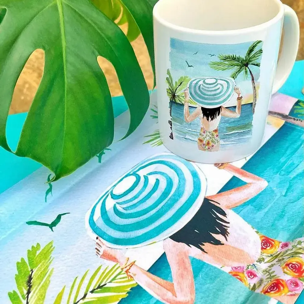 Gifts - Products illustrated by Les Rêves de Caro - HIRONDELLES & CIE BY MAISON ROYAL GARDEN