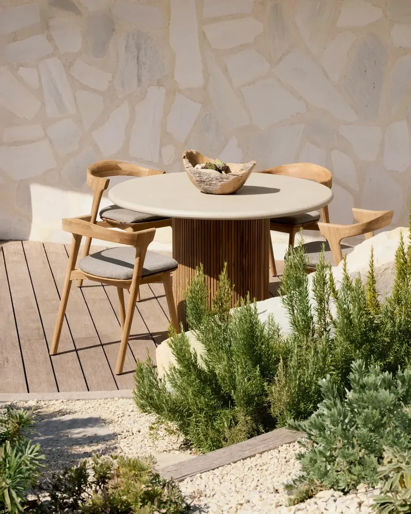 Lawn tables - Roller Max outdoor dining table - ETHNICRAFT