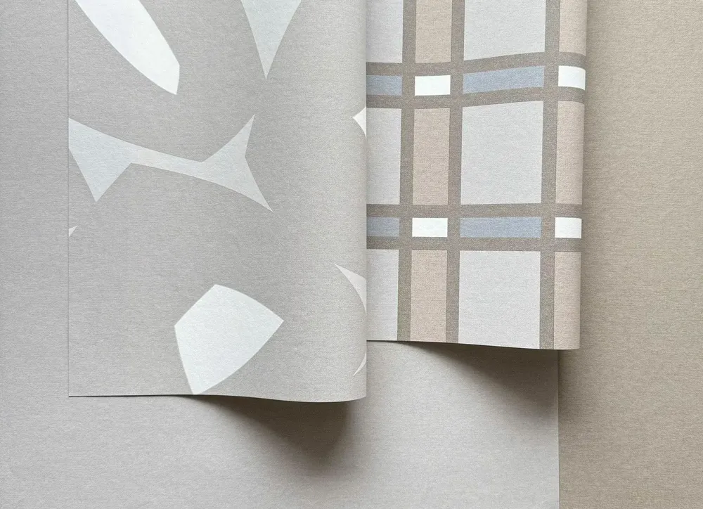 Papiers peints - Tartan Ewe - SANSONNET WALLCOVERING
