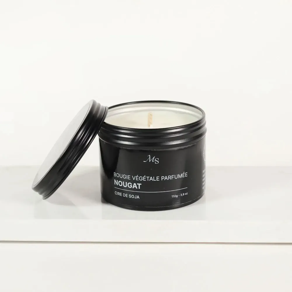 Objets de décoration - Bougie métal - Nougat (110G) - MAISON SÉJOUR