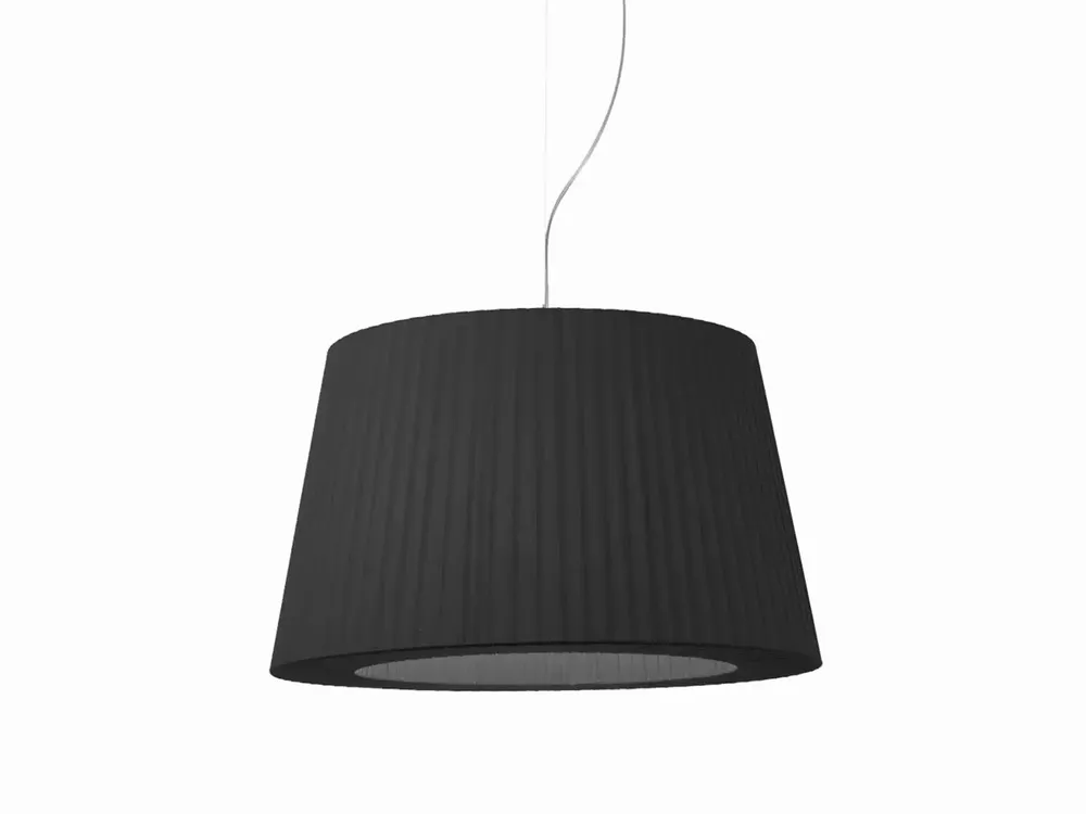 Hanging lights - TOSCANA hanging lamp with lampshade in white, red, beige or black. - LUXCAMBRA