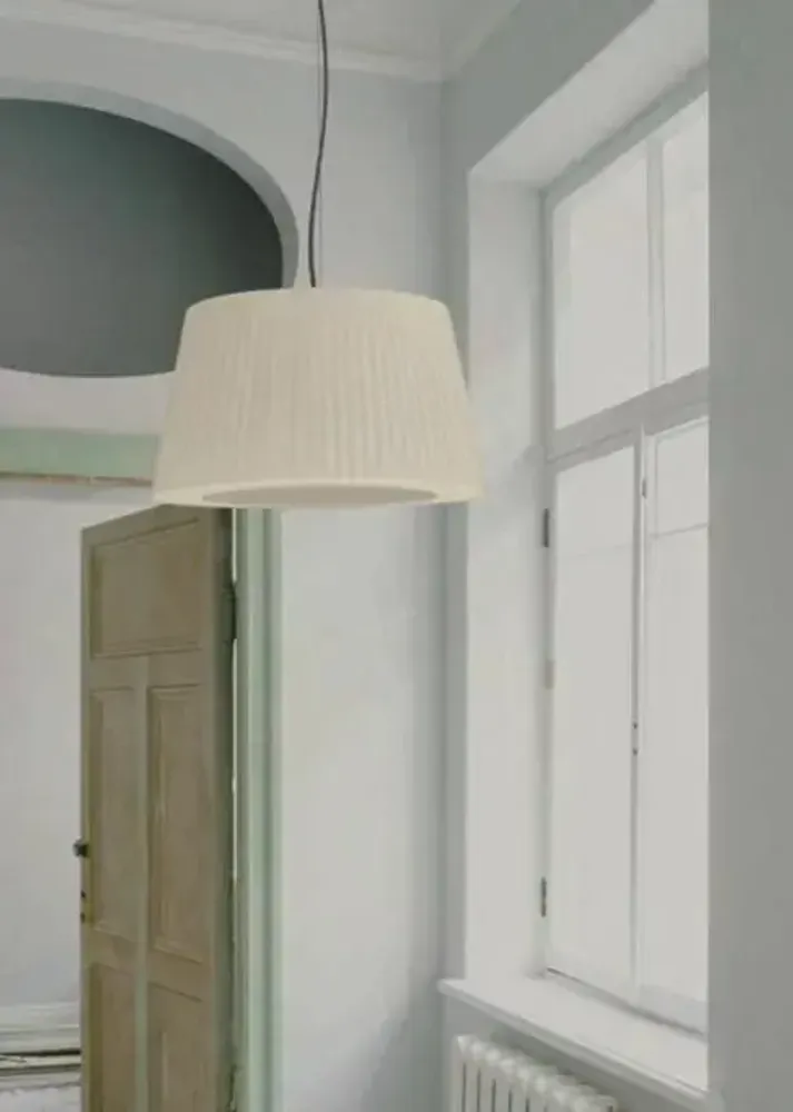 Hanging lights - TOSCANA hanging lamp with lampshade in white, red, beige or black. - LUXCAMBRA