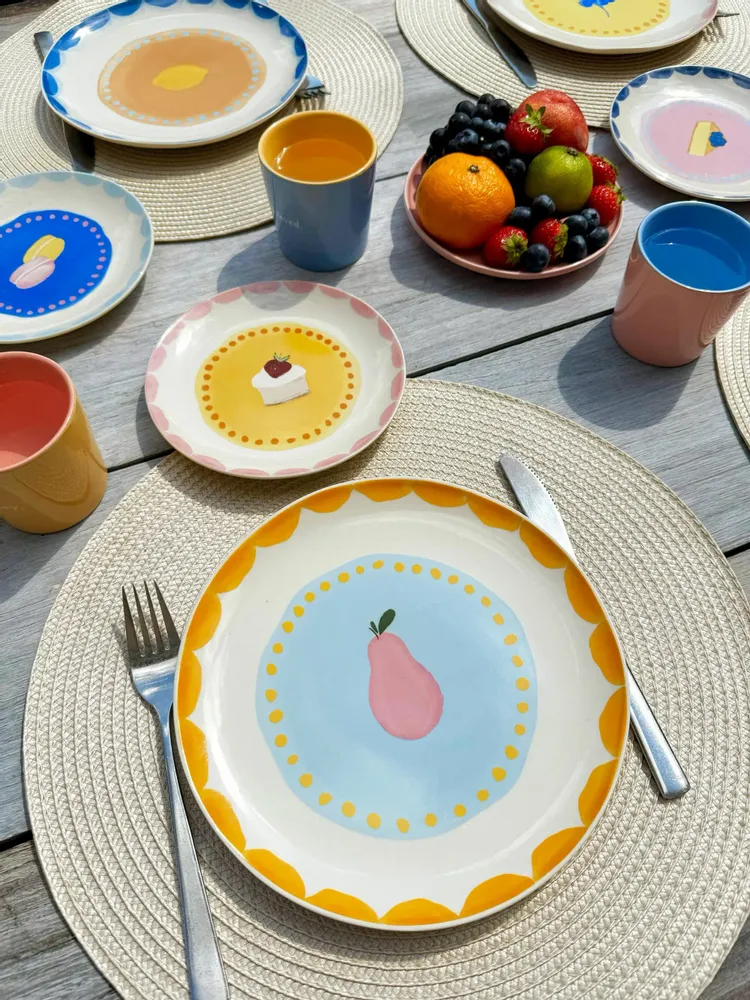 Everyday plates - Plate fruit fiesta / set of 4 - AND NOOK