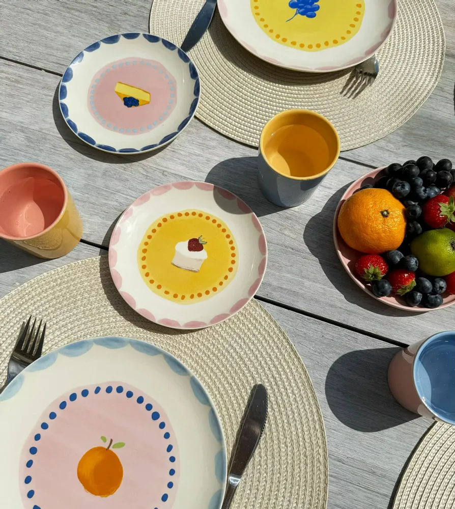 Everyday plates - Plate sweet pastry / set of 4 - AND NOOK