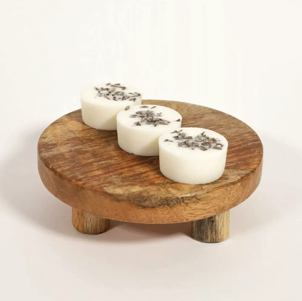 Décorations florales - Fondants parfumés - Fleur de coton (x3) - MAISON SÉJOUR