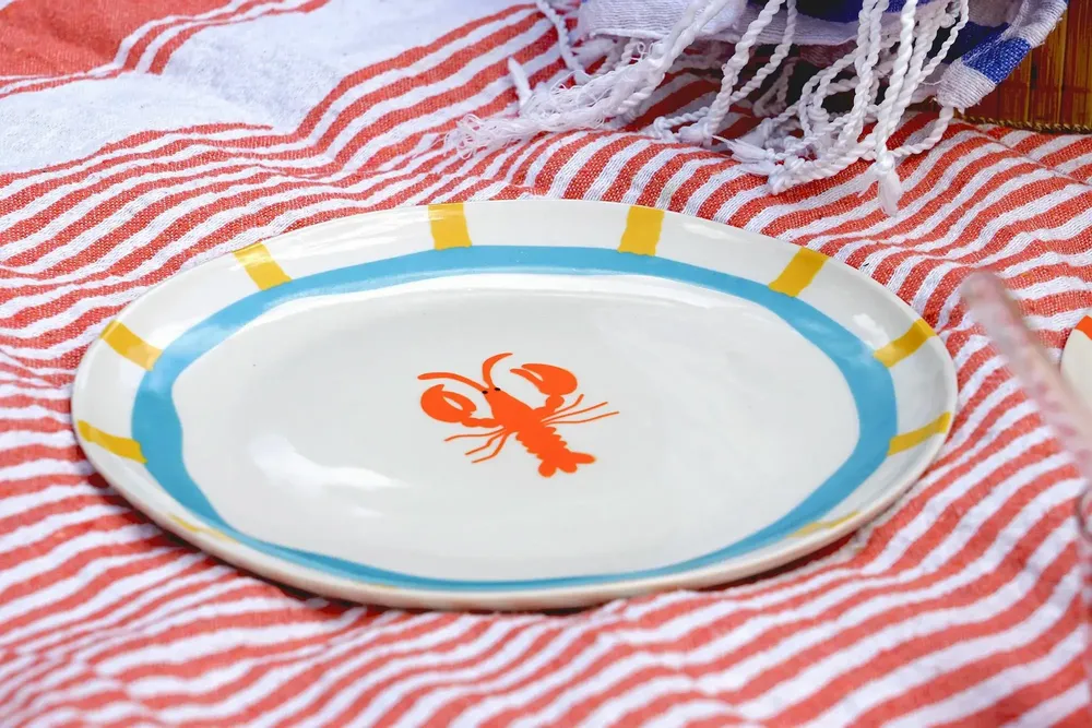 Everyday plates - Plate marine / set of 4 - AND NOOK