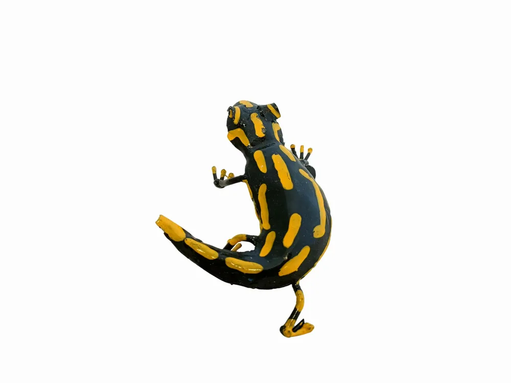 Outdoor decorative accessories - Salamander Recycled Metal Sculpture For Wall 15/20cm - TERRE SAUVAGE