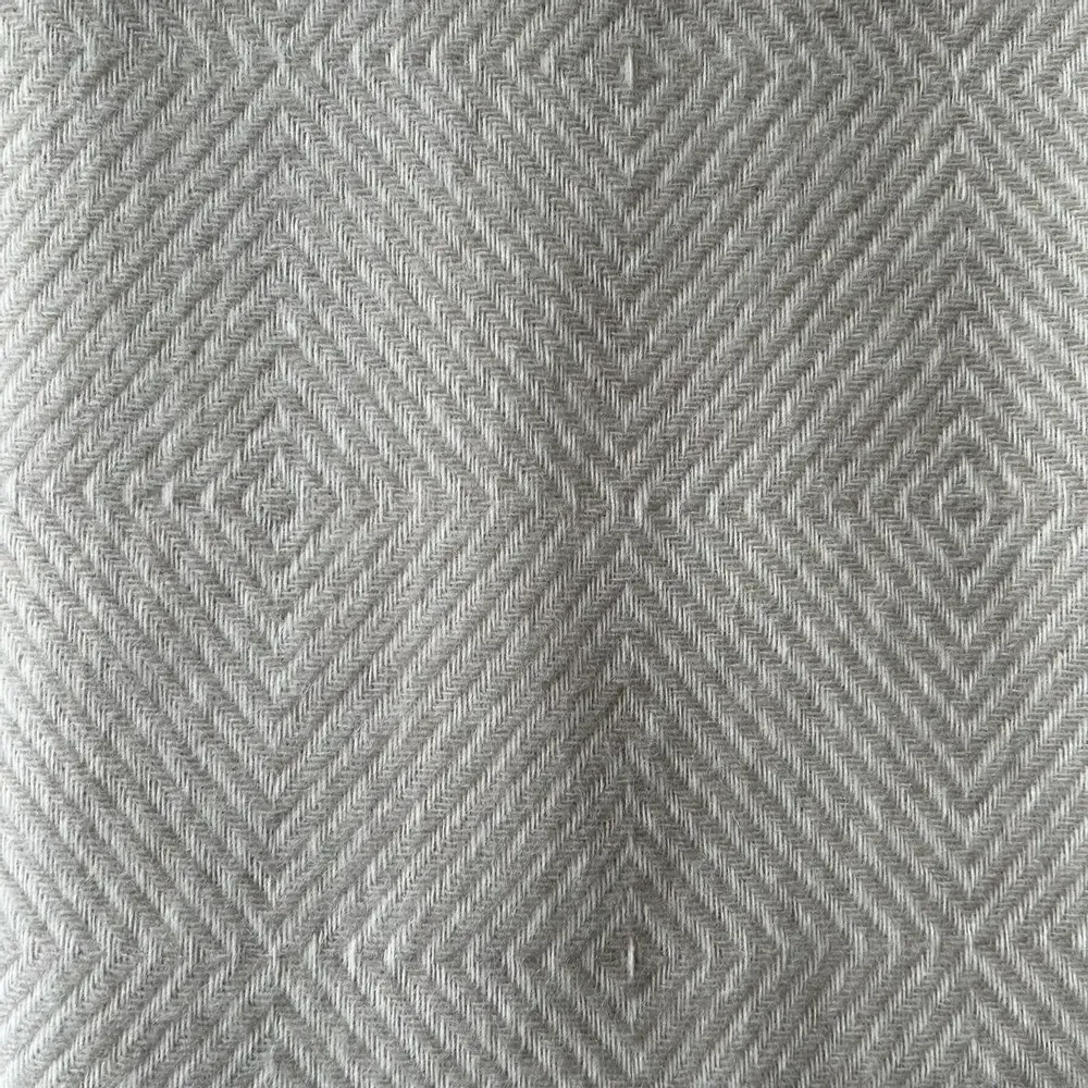 Plaids - Plaid couverture en laine, Beige Diamant - WOOL ONLY BY JOWOLLINA