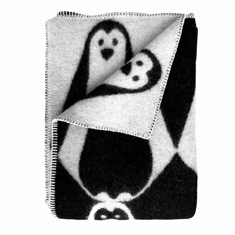 Plaids - Plaid couverture en laine, Pingouin - WOOL ONLY BY JOWOLLINA