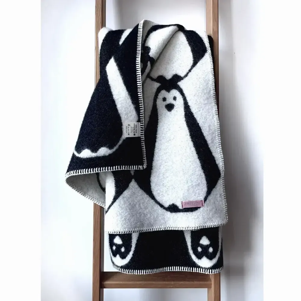 Plaids - Plaid couverture en laine, Pingouin - WOOL ONLY BY JOWOLLINA