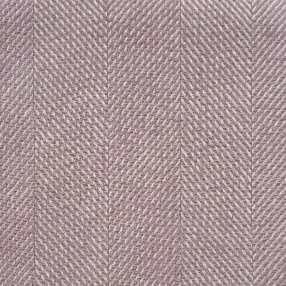 Plaids - Plaid couverture en laine, Chevrons Lilas Naturel - WOOL ONLY BY JOWOLLINA