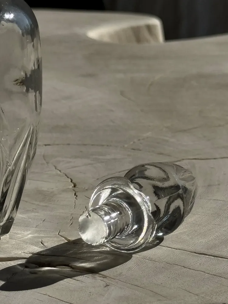 Vases - Small glass bottle with cap - OFFICE OBJETS
