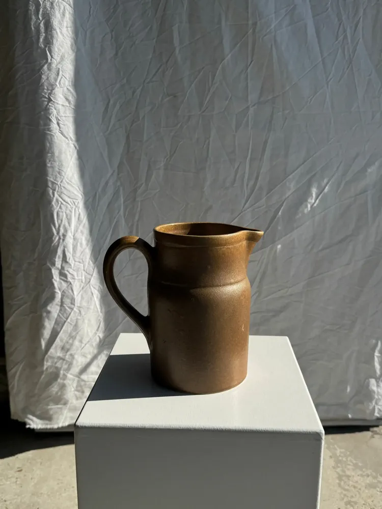 Carafes - Grande carafe en grès Digoin France H22 - OFFICE OBJETS