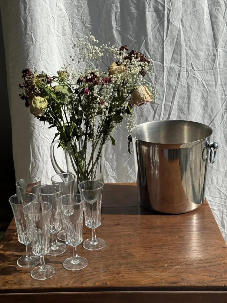 Plats et saladiers - Seau en métal à champagne D22 - OFFICE OBJETS