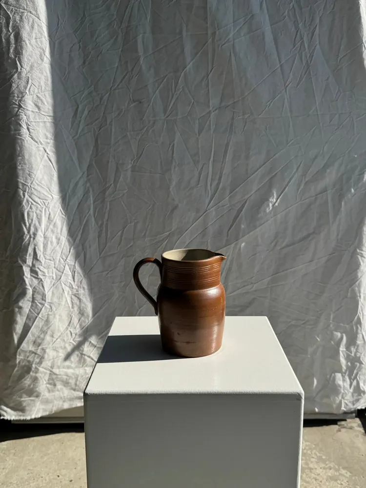 Carafes - Small handmade Berry stoneware pitcher - OFFICE OBJETS