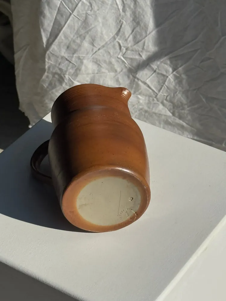 Carafes - Small handmade Berry stoneware pitcher - OFFICE OBJETS