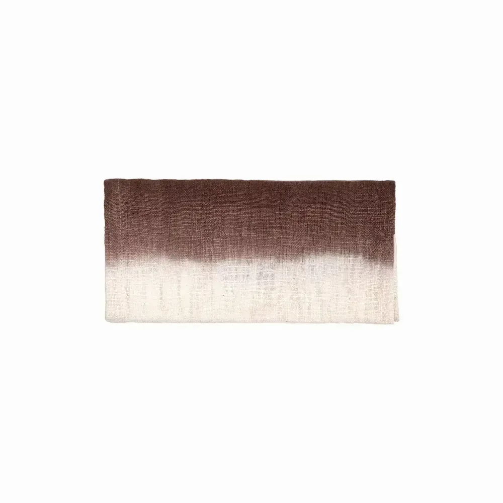 Serviettes - Paire de serviettes de table en coton Dip & Dye TATIN 45x45 cm - BED AND PHILOSOPHY
