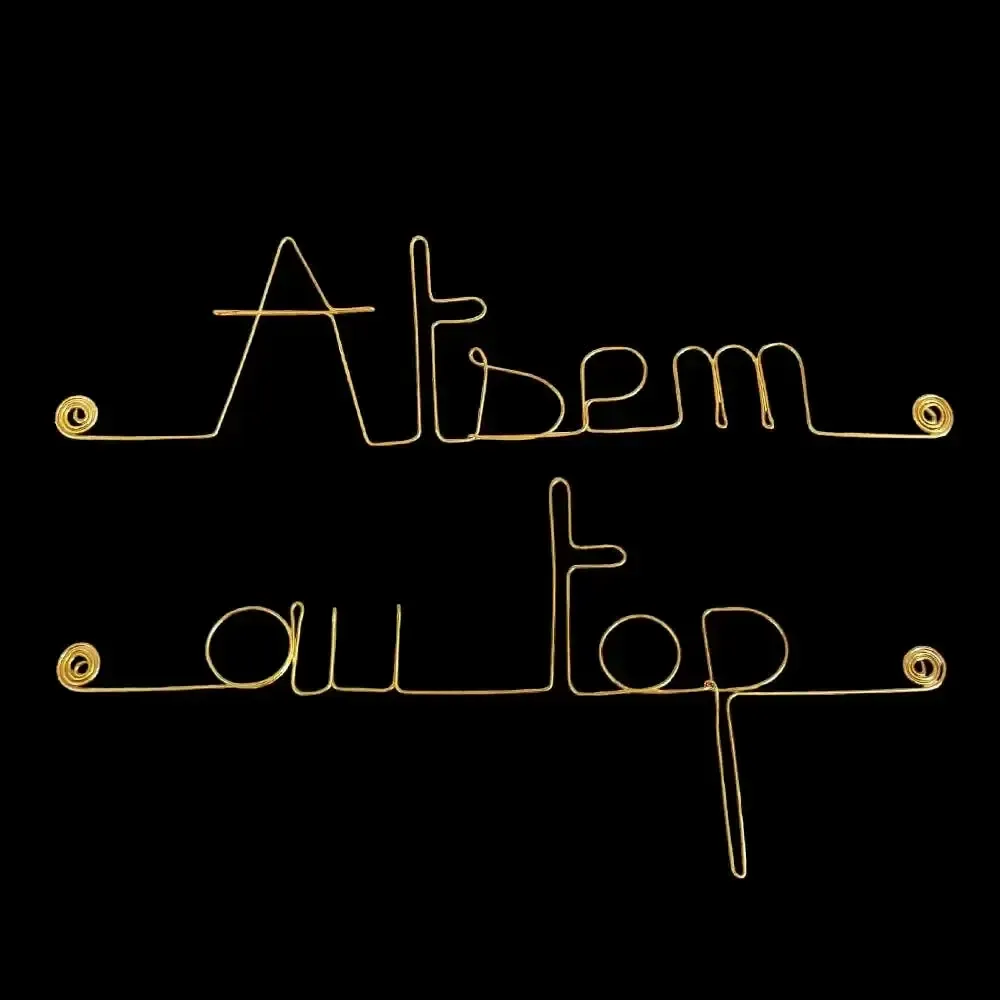 Autres décorations murales - Cadeau de fin d'année scolaire "ATSEM au top" - Laiton - BIJOUX DE MUR