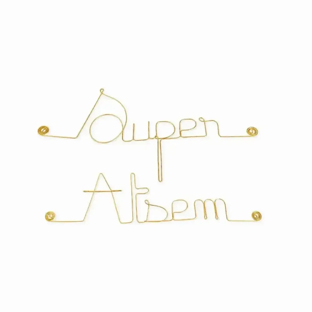 Autres décorations murales - Cadeau de fin d'année scolaire "Super ATSEM" - Laiton - BIJOUX DE MUR