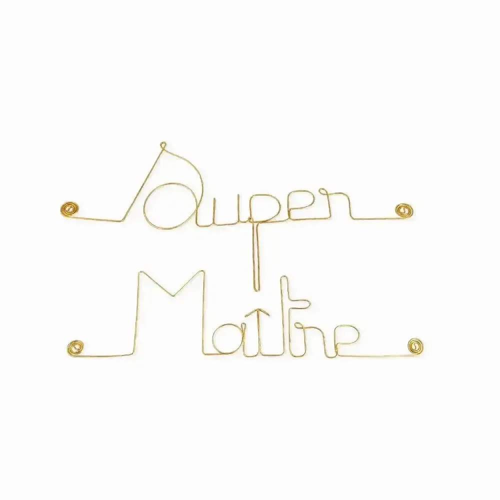 Other wall decoration - End of school year gift "Super teacher" - Mu decoration - BIJOUX DE MUR