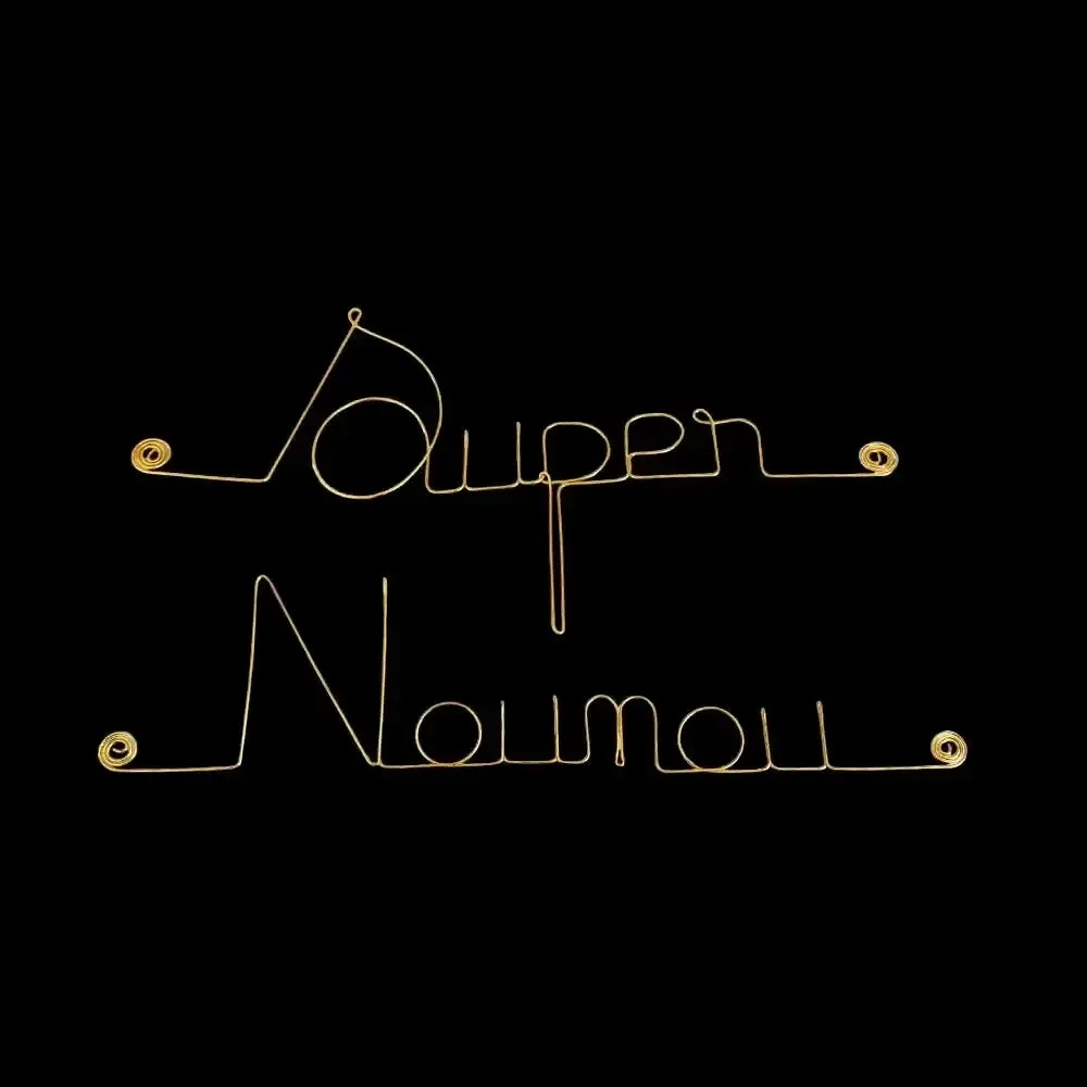 Other wall decoration - End of School Year Gift "Super Nanny" - Brass - BIJOUX DE MUR