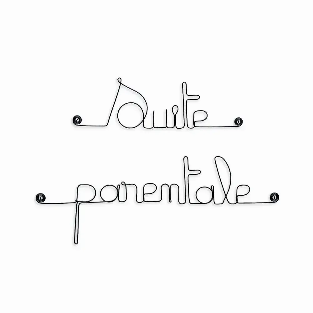 Other wall decoration - Wire door decoration "Master suite" - BIJOUX DE MUR