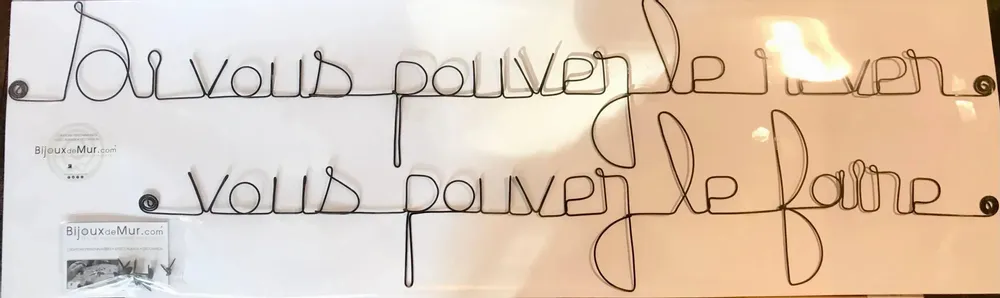 Autres décorations murales - Déco Métal Murale - Rêves et Espoir - BIJOUX DE MUR