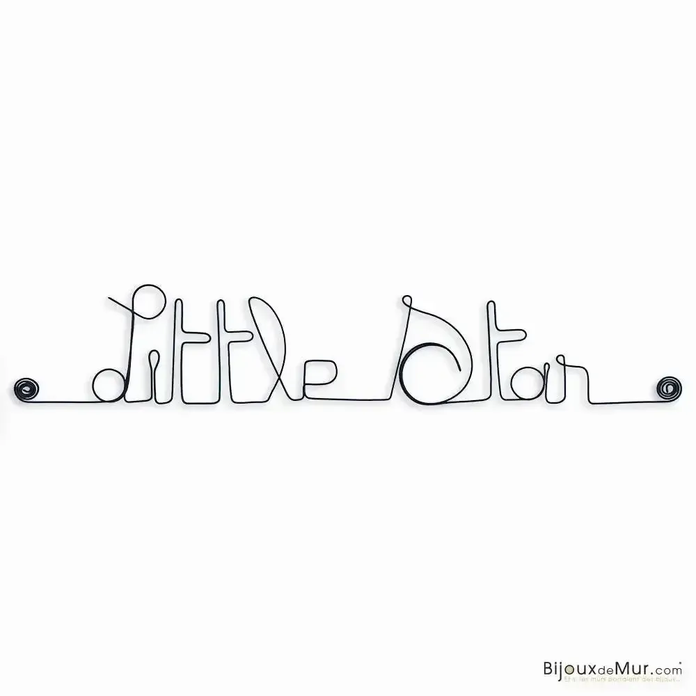 Other wall decoration - Children's wall decoration: "Little Star" - BIJOUX DE MUR