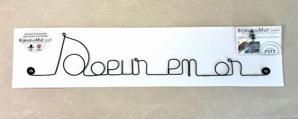 Other wall decoration - Golden Sister Wire Wall Decoration - BIJOUX DE MUR