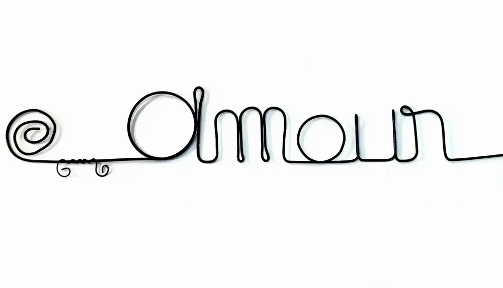 Other wall decoration - Grandfathers' Day "Daddy I love you" - in Wire - BIJOUX DE MUR