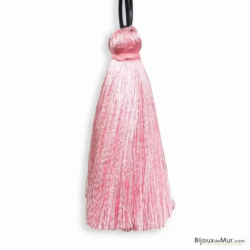 Other wall decoration - Wire garland - Heart - Pink - to hang - BIJOUX DE MUR