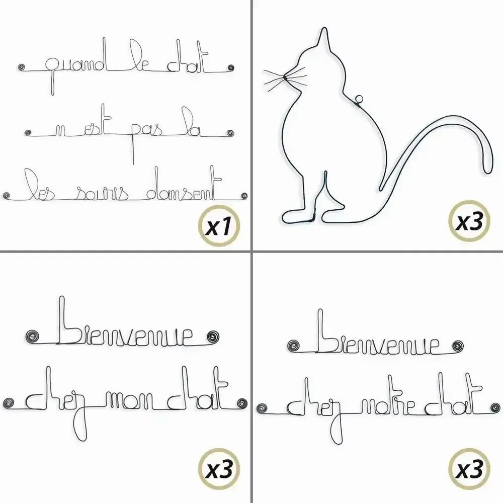 Other wall decoration - 10% OFF LOCATION PACK: Cat - BIJOUX DE MUR