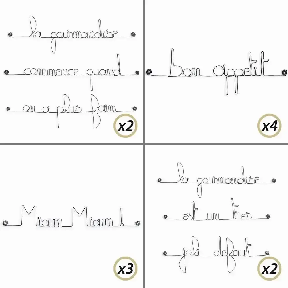 Other wall decoration - 10% OFF LOCATION PACK: Kitchen - BIJOUX DE MUR