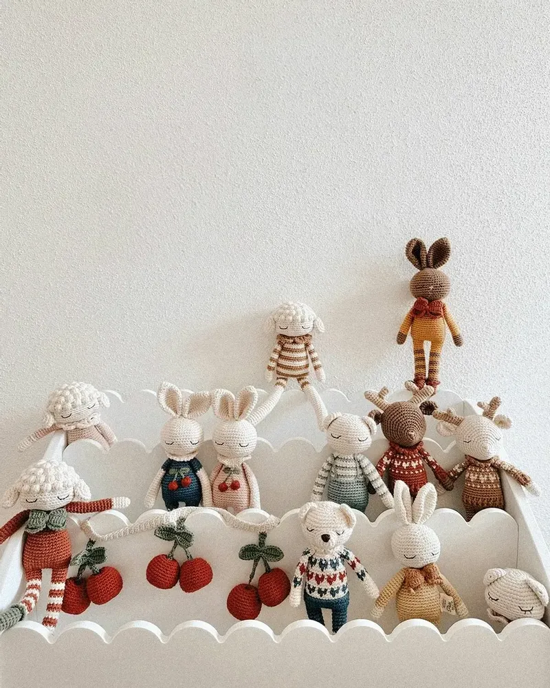 Objets déco enfant - Chaîne de poussette Cherry | avec grelot - PATTI OSLO