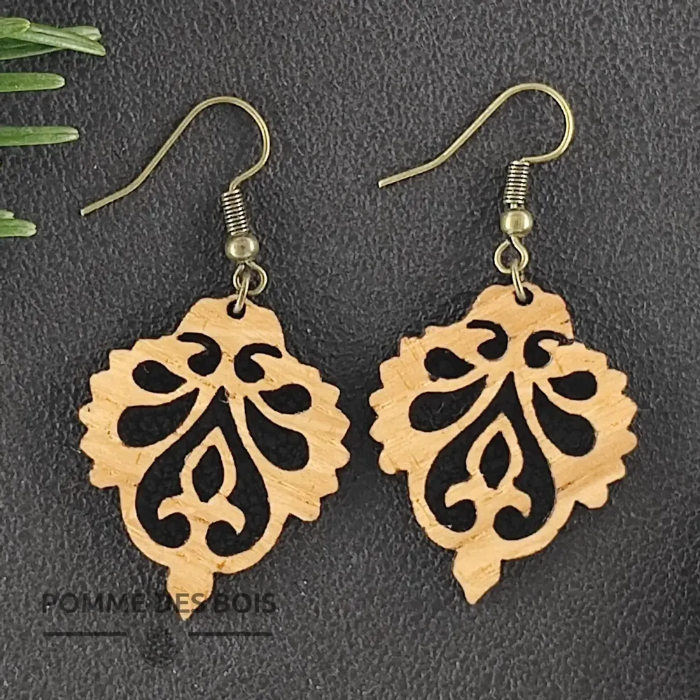 Bijoux - Boucles d'oreilles - Louisa - POMME DES BOIS