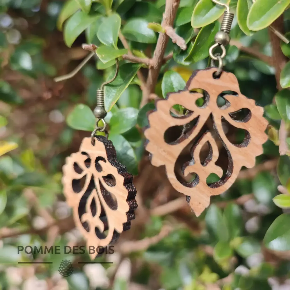 Bijoux - Boucles d'oreilles - Louisa - POMME DES BOIS