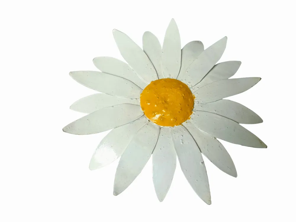 Outdoor decorative accessories - Daisy Recycled Metal Garden Spike 9/22cm - TERRE SAUVAGE